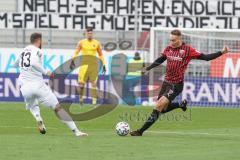 3. Liga - FC Ingolstadt 04 - SC Verl - Tobias Schröck (21, FCI) Janjic Zlatko (13 Verl)