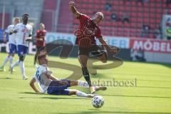 3. Liga - FC Ingolstadt 04 - KFC Uerdingen 05 - Fechner Gino (16 KFC) und Caniggia Ginola Elva (14, FCI)