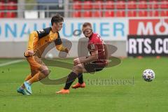 3. Liga - FC Ingolstadt 04 - Dynamo Dresden - Ilmari Niskanen (22, FCI), Jonathan Meier (19 Dresden)