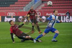 3. Liga - FC Ingolstadt 04 - 1. FC Magdeburg - Stefan Kutschke (30, FCI) scheitert an