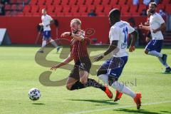 3. Liga - FC Ingolstadt 04 - KFC Uerdingen 05 - Maximilian Beister (11, FCI) Kinsombi Christian (11 KFC)