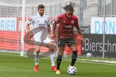 3. Fußball-Liga - Saison 2020/2021 - FC Ingolstadt 04 - SpVgg Unterhaching - Ganiggia Ginola Elva (#14,FCI)  - Foto: Meyer Jürgen