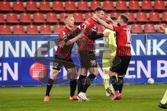 3. Liga - FC Ingolstadt 04 - SV Wiesbaden - Tor Stefan Kutschke (30, FCI) Jubel, Ilmari Niskanen (22, FCI) Marc Stendera (10, FCI) Niemeyer Michel (19 SVW)