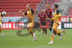 3. Liga - FC Ingolstadt 04 - Dynamo Dresden - Sebastian Mai (26 Dresden) Stefan Kutschke (30, FCI) Ransford-Yeboah Königsdörffer (35 Dresden)