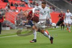 3. Liga - FC Ingolstadt 04 - SpVgg Unterhaching - Ilmari Niskanen (22, FCI) Greger Christoph (15 SpVgg)