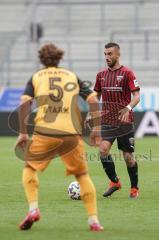 3. Liga - FC Ingolstadt 04 - Dynamo Dresden - Robin Krauße (23, FCI) Yannick Stark (5 Dresden)