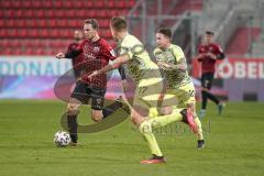 3. Liga - FC Ingolstadt 04 - SV Wiesbaden - Marcel Gaus (19, FCI) Angriff #w17#Kuhn Moritz (20 SVW)