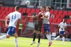 3. Fußball-Liga - Saison 2020/2021 - FC Ingolstadt 04 -  KFC Uerdingen - Stefan Kutschke (#30,FCI)  - Kevin Großkreuz (#6 Uerdingen) - Foto: Meyer Jürgen