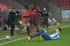 3. Liga - FC Ingolstadt 04 - 1. FC Magdeburg - Caniggia Ginola Elva (14, FCI) Obermair Raphael (28 Magdeburg)