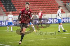 3. Liga - FC Ingolstadt 04 - F.C. Hansa Rostock - Tor Jubel 1:0 Merlin Röhl (34, FCI)