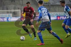 3. Liga - FC Ingolstadt 04 - 1. FC Magdeburg - Thomas Keller (27, FCI) Perthel Timo (29 Magdeburg)