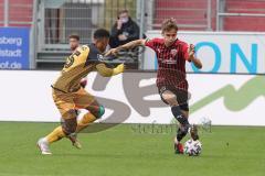 3. Liga - FC Ingolstadt 04 - Dynamo Dresden - Filip Bilbija (35, FCI) Ransford-Yeboah Königsdörffer (35 Dresden)