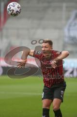 3. Fußball-Liga - Saison 2020/2021 - FC Ingolstadt 04 - SpVgg Unterhaching - Gordon Büch (#18,FCI) beim Einwurf - Foto: Meyer Jürgen