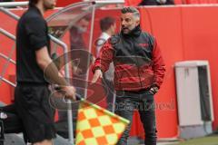 3. Liga - FC Ingolstadt 04 - SpVgg Unterhaching - Cheftrainer Tomas Oral (FCI) an der Seitenlinie