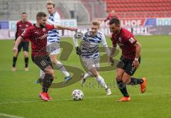 3. Liga - FC Ingolstadt 04 - MSV Duisburg - Marc Stendera (10, FCI) Robin Krauße (23, FCI)