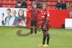 3. Fußball-Liga - Saison 2020/2021 - FC Ingolstadt 04 - SC Verl - Fatih Kaya (#9,FCI)   Ganiggia Ginola Elva (#14,FCI)  - Foto: Meyer Jürgen