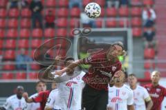 3. Fußball-Liga - Saison 2020/2021 - FC Ingolstadt 04 -  KFC Uerdingen - Björn Paulsen (#4,FCI)  beim Kopfball - Foto: Meyer Jürgen