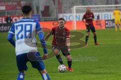 3. Liga - FC Ingolstadt 04 - 1. FC Magdeburg - Marc Stendera (10, FCI) Obermair Raphael (28 Magdeburg)