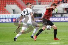 3. Liga - FC Ingolstadt 04 - SC Verl - Rico Preisinger (6, FCI) gegen Stöckner Julian (23 Verl)