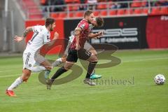 3. Liga - FC Ingolstadt 04 - SpVgg Unterhaching - Angriff, Michael Heinloth (17, FCI) Heinrich Moritz (27 SpVgg) Hasenhüttl Patrick (11 SpVgg)