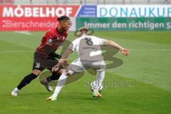 3. Liga - FC Ingolstadt 04 - SpVgg Unterhaching - Justin Butler (31, FCI) Dombrowka Max (8 SpVgg)