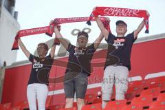3. Liga - FC Ingolstadt 04 - KFC Uerdingen 05 - Fans wieder im Satdion