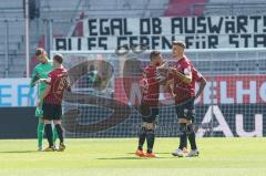 3. Liga - FC Ingolstadt 04 - KFC Uerdingen 05 - Robin Krauße (23, FCI) Stefan Kutschke (30, FCI)