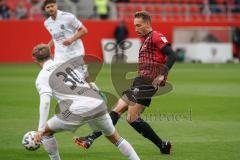 3. Liga - FC Ingolstadt 04 - SpVgg Unterhaching - Tobias Schröck (21, FCI) Marseiler Luca (30 SpVgg) Hasenhüttl Patrick (11 SpVgg)