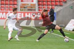 3. Liga - FC Ingolstadt 04 - SC Verl - Dominik Franke (3 FCI) Schwermann Julian (8 Verl)