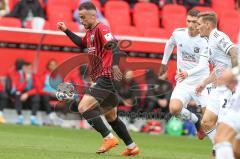 3. Fußball-Liga - Saison 2020/2021 - FC Ingolstadt 04 - SpVgg Unterhaching - Fatih Kaya (#9,FCI)  - Foto: Meyer Jürgen