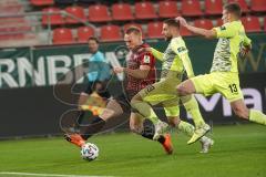 3. Liga - FC Ingolstadt 04 - SV Wiesbaden - Ilmari Niskanen (22, FCI) Niemeyer Michel (19 SVW) Medic Jakov (13 SVW)