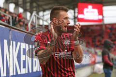 3. Fußball-Liga - Saison 2020/2021 - FC Ingolstadt 04 - SpVgg Unterhaching - Robin Krausse (#23,FCI)  wird ausgewechselt - Foto: Meyer Jürgen
