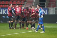 3. Liga - FC Ingolstadt 04 - 1. FC Magdeburg - Dennis Eckert Ayensa (7, FCI) Tor Jubel Siegtreffer überwindet Torwart Behrens Morten (1 Magdeburg)