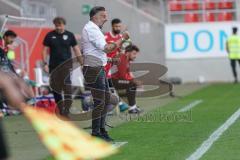 3. Liga - FC Ingolstadt 04 - KFC Uerdingen 05 - Spiel ist aus, erster Heimsieg der Saison 2:1 Cheftrainer Tomas Oral (FCI) freut sich lautstark