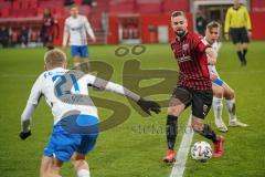 3. Liga - FC Ingolstadt 04 - F.C. Hansa Rostock - Marc Stendera (10, FCI) Nik Omladic (21 Rostock)