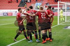 3. Liga - FC Ingolstadt 04 - SC Verl - Tor Jubel Siegtreffer Björn Paulsen (4, FCI), Jubel, Ilmari Niskanen (22, FCI) Filip Bilbija (35, FCI) Thomas Keller (27, FCI) Marc Stendera (10, FCI) Michael Heinloth (17, FCI)