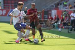 3. Liga - FC Ingolstadt 04 - KFC Uerdingen 05 - Fechner Gino (16 KFC) Caniggia Ginola Elva (14, FCI)