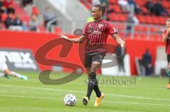 3. Fußball-Liga - Saison 2020/2021 - FC Ingolstadt 04 - SpVgg Unterhaching - Ganiggia Ginola Elva (#14,FCI)  - Foto: Meyer Jürgen