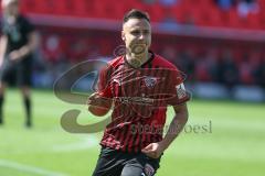 3. Fußball-Liga - Saison 2020/2021 - FC Ingolstadt 04 -  KFC Uerdingen - Dominik Franke (#3,FCI) bereitet den 2:0 Führungstreffer vor mit einer Flanke - jubel - Foto: Meyer Jürgen