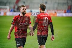 3. Liga - FC Ingolstadt 04 - SV Wiesbaden - Marc Stendera (10, FCI) Marcel Gaus (19, FCI)