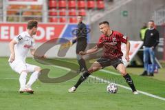3. Liga - FC Ingolstadt 04 - SC Verl - Dominik Franke (3 FCI) Schwermann Julian (8 Verl)