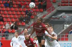 3. Fußball-Liga - Saison 2020/2021 - FC Ingolstadt 04 - SpVgg Unterhaching - Ganiggia Ginola Elva (#14,FCI)  - Foto: Meyer Jürgen