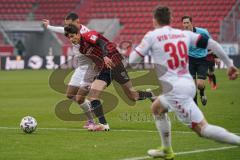 3. Liga - FC Ingolstadt 04 - VfB Lübeck - Merlin Röhl (34, FCI) Zehir Ersin (15 Lübeck)