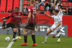 3. Fußball-Liga - Saison 2020/2021 - FC Ingolstadt 04 - SpVgg Unterhaching - Justin Butler (#31,FCI) - Foto: Meyer Jürgen