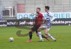 3. Liga - FC Ingolstadt 04 - MSV Duisburg - Marc Stendera (10, FCI) Tobias Fleckstein (15 MSV)