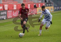 3. Liga - FC Ingolstadt 04 - MSV Duisburg - Michael Heinloth (17, FCI) Darius Ghindovean (8 MSV)