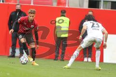 3. Fußball-Liga - Saison 2020/2021 - FC Ingolstadt 04 - SpVgg Unterhaching - Jalen Hawkins (#20,FCI)  - Foto: Meyer Jürgen