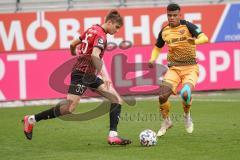 3. Liga - FC Ingolstadt 04 - Dynamo Dresden - Filip Bilbija (35, FCI) Ransford-Yeboah Königsdörffer (35 Dresden)