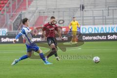 3. Liga - FC Ingolstadt 04 - 1. FC Magdeburg - Michael Heinloth (17, FCI) Kath Florian (18 Magdeburg)