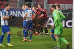 3. Liga - FC Ingolstadt 04 - 1. FC Magdeburg - Dennis Eckert Ayensa (7, FCI) Tor Jubel Siegtreffer überwindet Torwart Behrens Morten (1 Magdeburg)